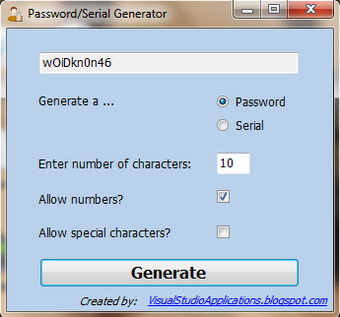 Imagen 1 para Password and Serial Gener…