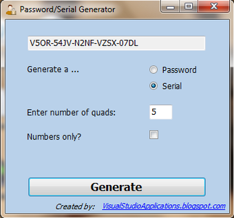 Imagen 0 para Password and Serial Gener…