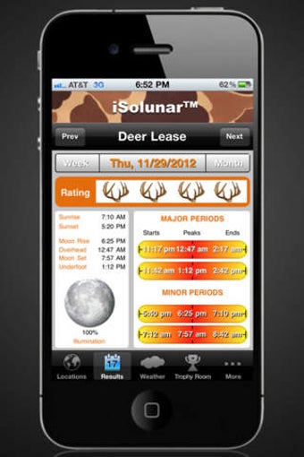 Image 0 for iSolunar Hunting & Fishin…