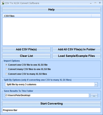 Image 0 for CSV To XLSX Convert Softw…