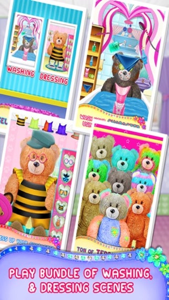 Teddy Bear Makeover - A Animal Makeup & Dress-up Game Video Stills 2