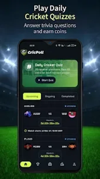 Imagen 0 para CricPoll : Quiz  Predicti…