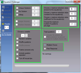 Image 0 for Equation Challenger