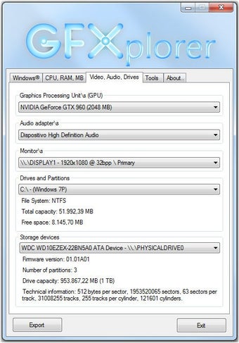 Image 0 for GFXplorer Portable
