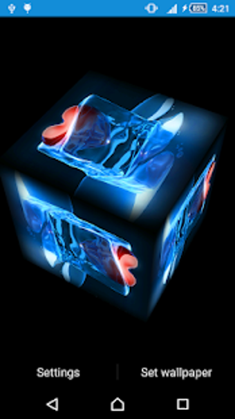 Image 1 for Ice Cubes Live Wallpaper