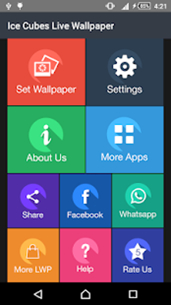 Image 2 for Ice Cubes Live Wallpaper