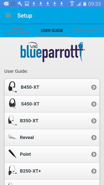 Image 0 for VXi BlueParrott App