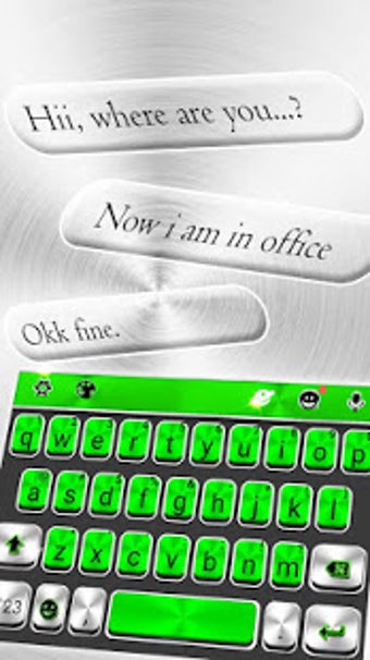 Image 0 for Metal Green Tech Keyboard…