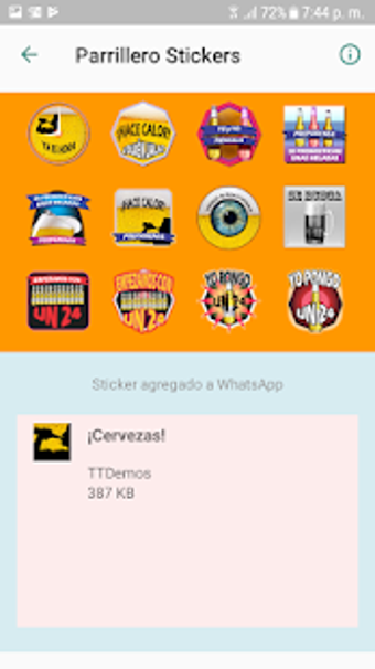 Imagen 1 para Carnita Asada Stickers