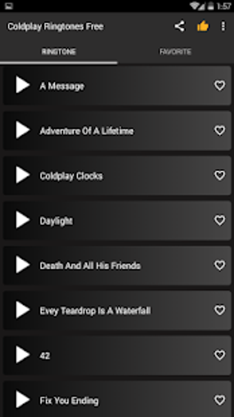 Image 1 for Coldplay ringtones free