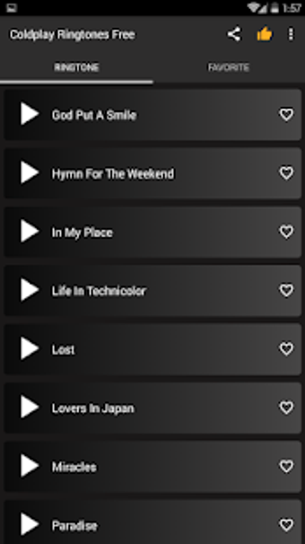 Image 0 for Coldplay ringtones free