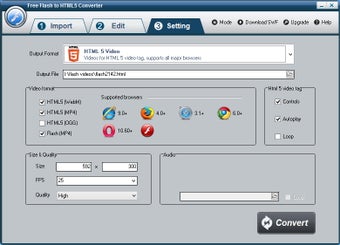 Image 3 for Free Flash to HTML5 Conve…