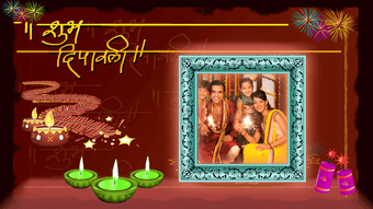 Imagen 1 para Happy Diwali GIF Photo Fr…