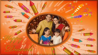 Imagen 2 para Happy Diwali GIF Photo Fr…