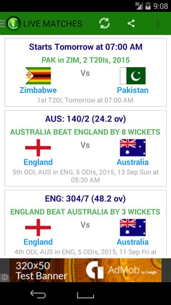 Image 0 for CricInstant Cricket Score…