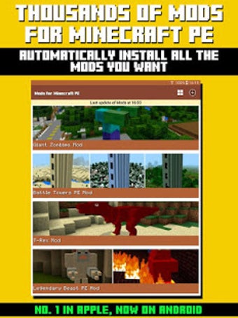 Image 0 for Mods for Minecraft PE
