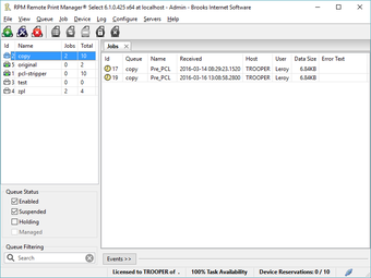 Image 0 for RPM Remote Print Manager …