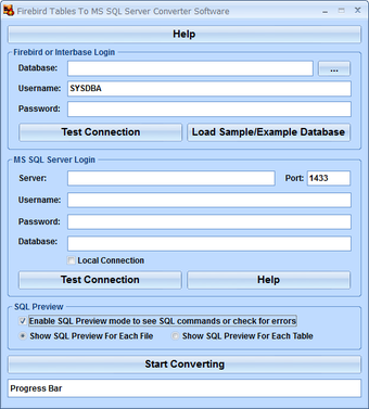 Imagen 0 para Firebird Tables To MS SQL…