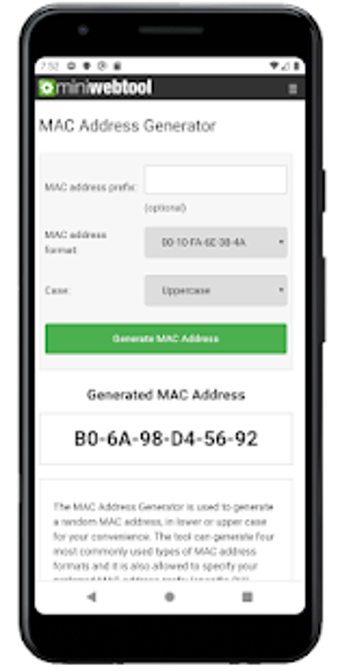 Image 0 for MAC Address Generator