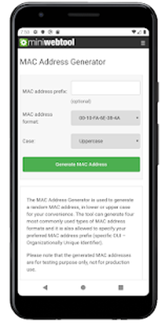 Image 1 for MAC Address Generator