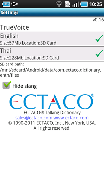 Imagen 0 para Ectaco English - Thai Dic…