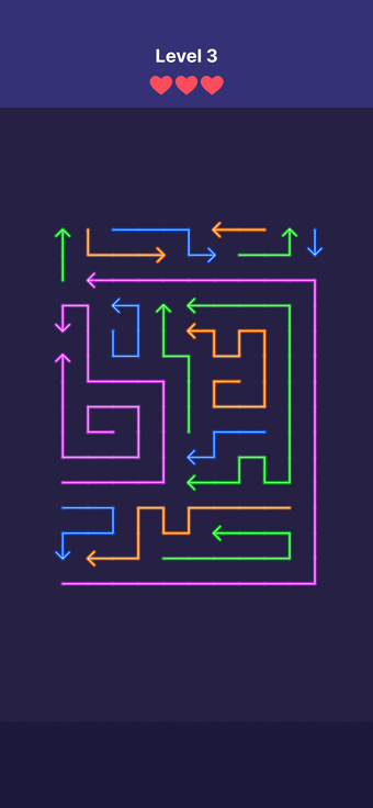 Imagen 0 para Neon Puzzle: Arrow Swipe