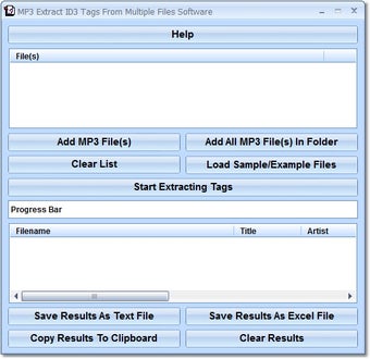 Imagen 0 para MP3 Extract ID3 Tags From…