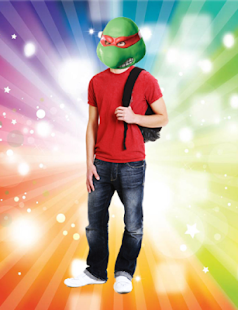 Imagen 1 para Turtle Mask Photo Sticker…