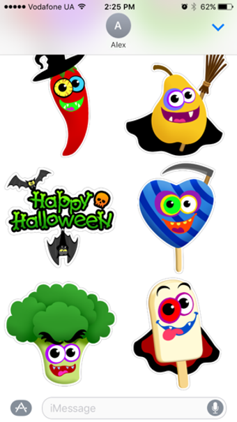 Image 0 for Funny Foods Halloween sti…