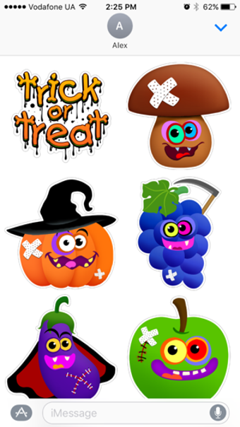Image 1 for Funny Foods Halloween sti…