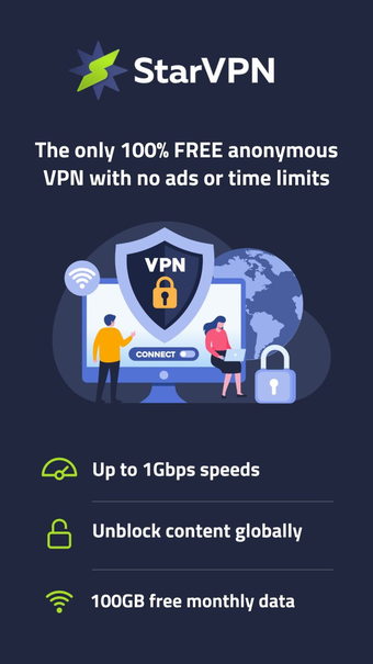 Image 2 for StarVPN: Private & Secure…
