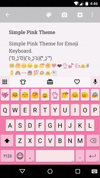 Image 0 for Simple Pink Emoji Keyboar…