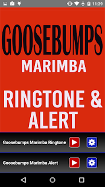 Image 0 for Goosebumps Marimba Ringto…