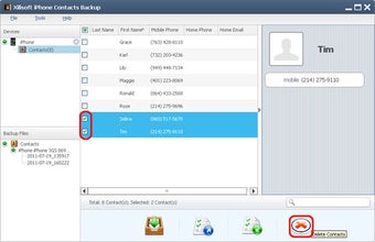 Image 3 for Xilisoft iPhone Contacts …