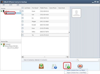 Image 0 for Xilisoft iPhone Contacts …