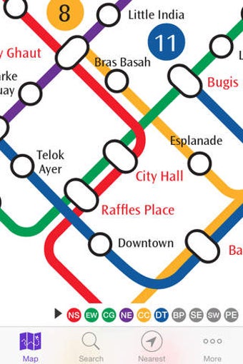 Image 0 for Explore Singapore MRT map