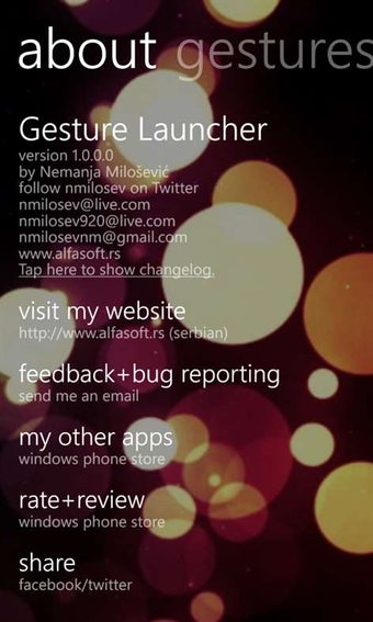 Imagen 1 para Gesture Launcher for Wind…