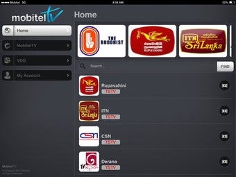 Image 0 for MobitelTV for iPad