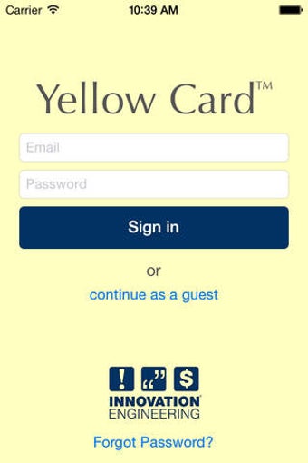 Image 0 for Yellow Card