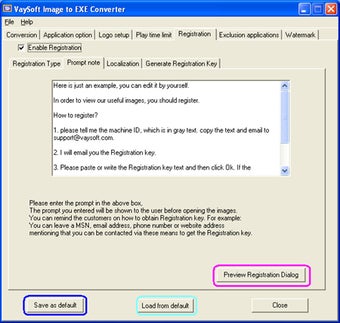 Image 1 for VaySoft Image to EXE Conv…