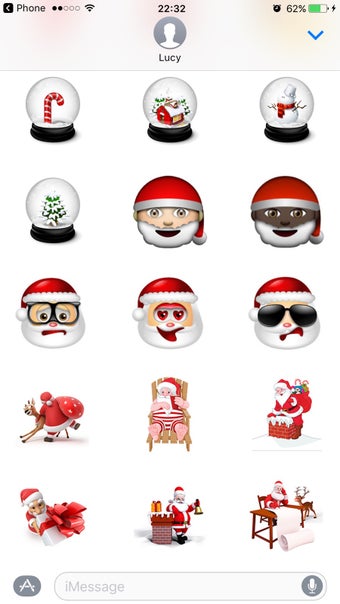 Image 3 for Santa Stickers Pack for C…