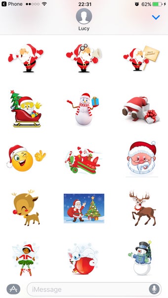 Image 0 for Santa Stickers Pack for C…