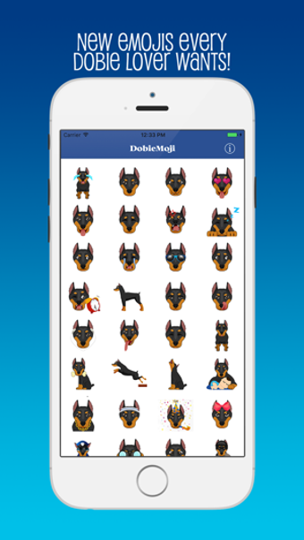 Image 1 for DobieMoji: Emojis for Dob…