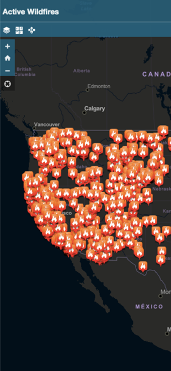 Image 0 for Active Wildfire Tracker M…