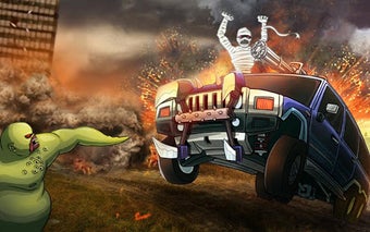 Image 1 for Monster Car Hill Racer