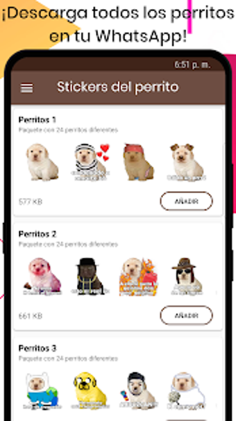 Imagen 2 para Stickers del Perrito Tris…