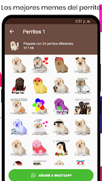 Imagen 0 para Stickers del Perrito Tris…