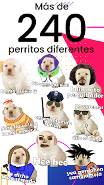 Imagen 1 para Stickers del Perrito Tris…