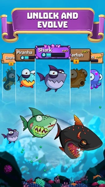 Imagen 2 para EatMe.io:  Hungry Fish At…