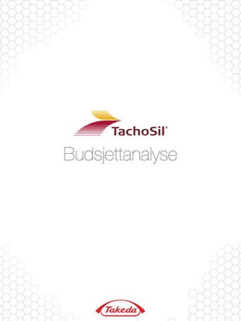 Imagen 0 para TachoSil Budsjettanalyse